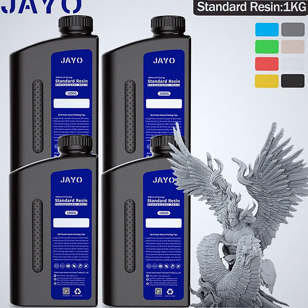 JAYO 1KG Standard Photopolymer UV Harz 405nm Resin 4K 8K 10K LCD 3D Drucker