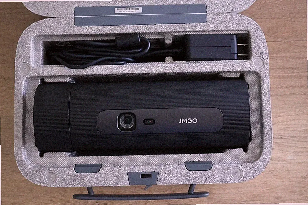 JMGO Pico Flix 1080P FHD Tragbarer Projektor mit Google TV, Gebraucht-wie