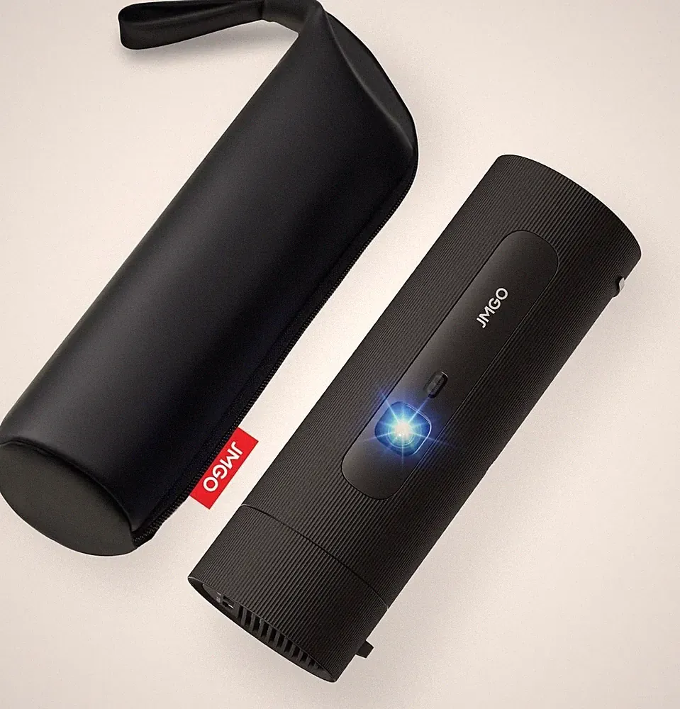 JMGO PicoFlix tragbarer Projektor 1080P 420 Lumen Google TV Netflix