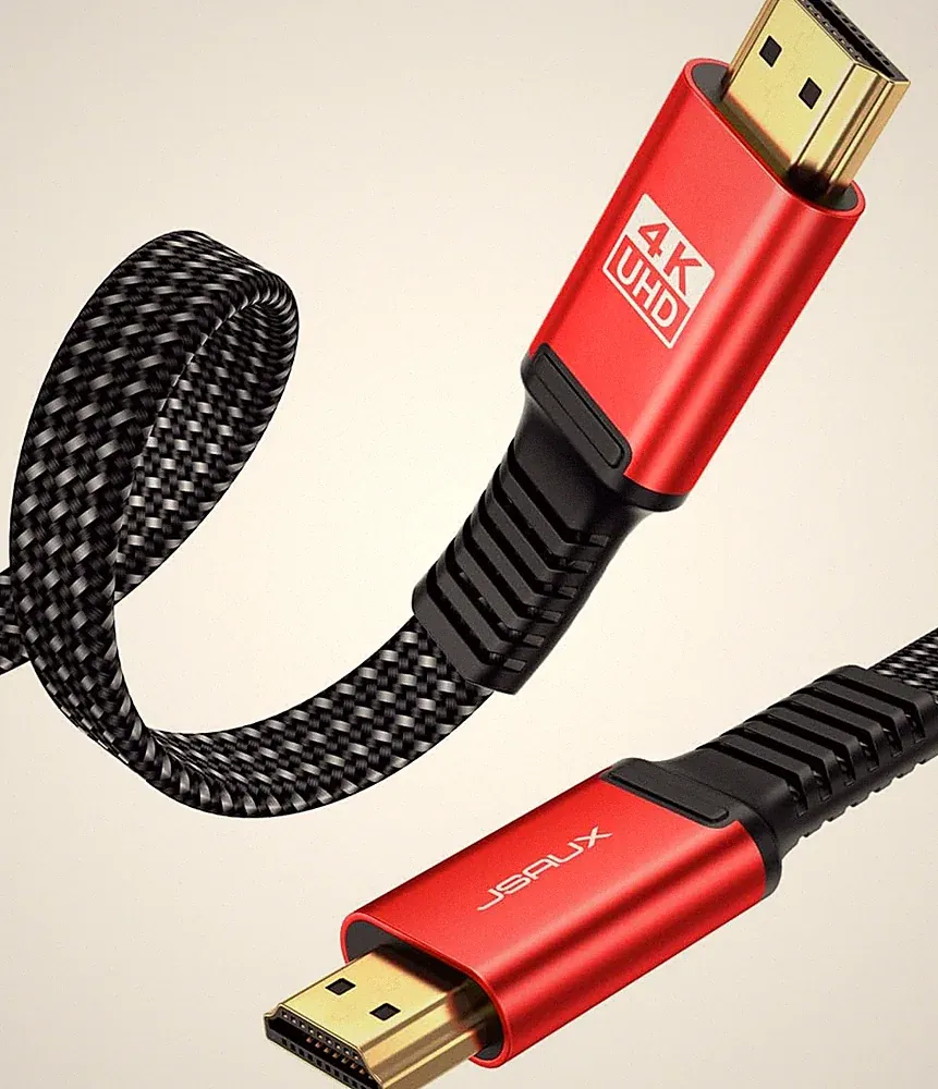JSAUX HDMI Kabel 7.5Meter [4K@60Hz,Hdmi 2.0,18Gbps] Flach HDMI 2.0 Kabel Highspe
