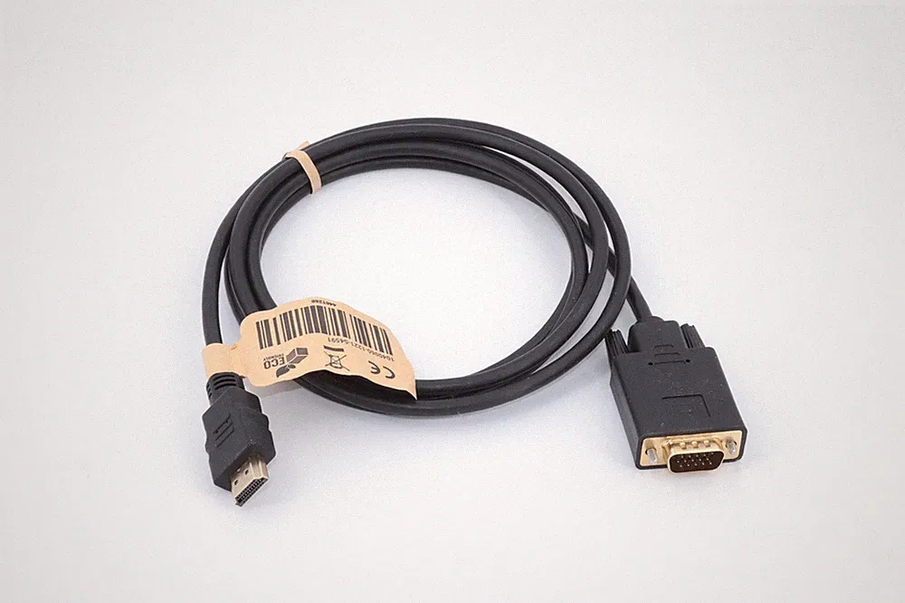 Kabel HDMI2VGA 1,8M HDMI zu VGA Bechtle 4461288 beamer Projektor 1920x1080 @60Hz