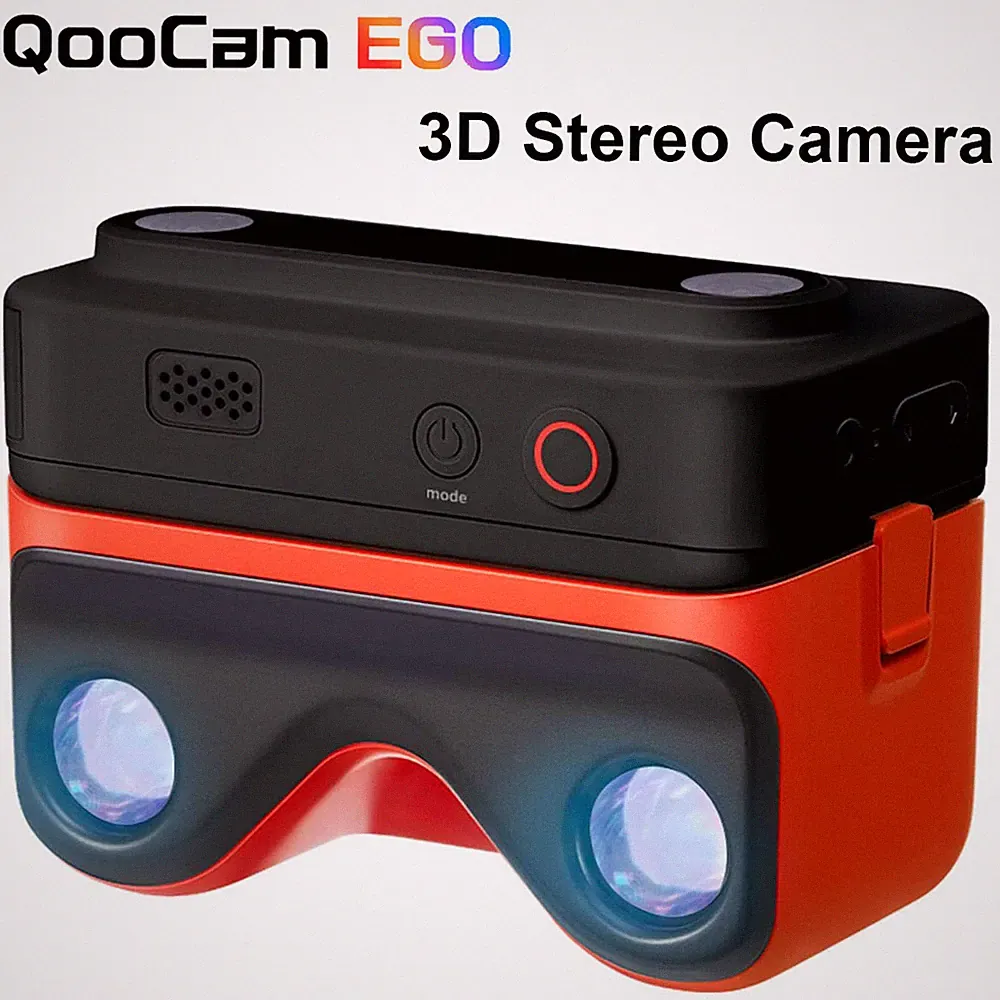 Kandao QooCam EGO 3D Stereo Camera 4K 60FPS Cinema Camera IP67 Waterproof Black
