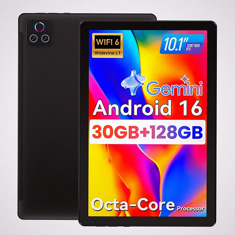 KOTSREN X109 10.1-ZOLL Android 16 Tablet 30GB+128GB 5000mAh Octa Core GEMINI AI