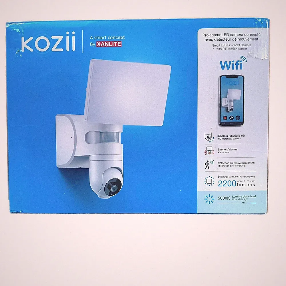 KOZII Vernetzter Wandprojektor mit integrierter Kamera Bewegungs - Unvollständig