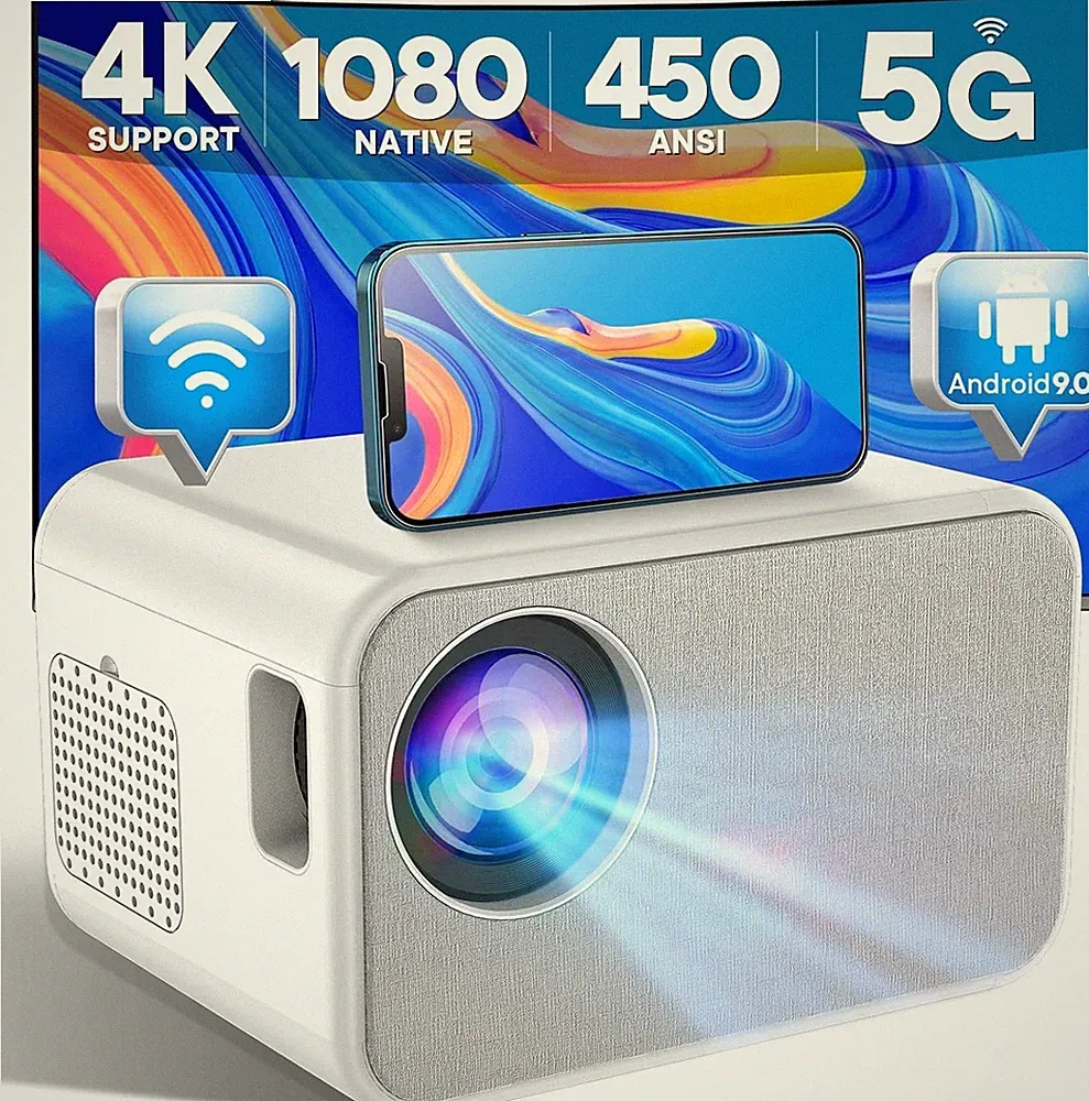 Kyaster Beamer 4K Projektor 1080P