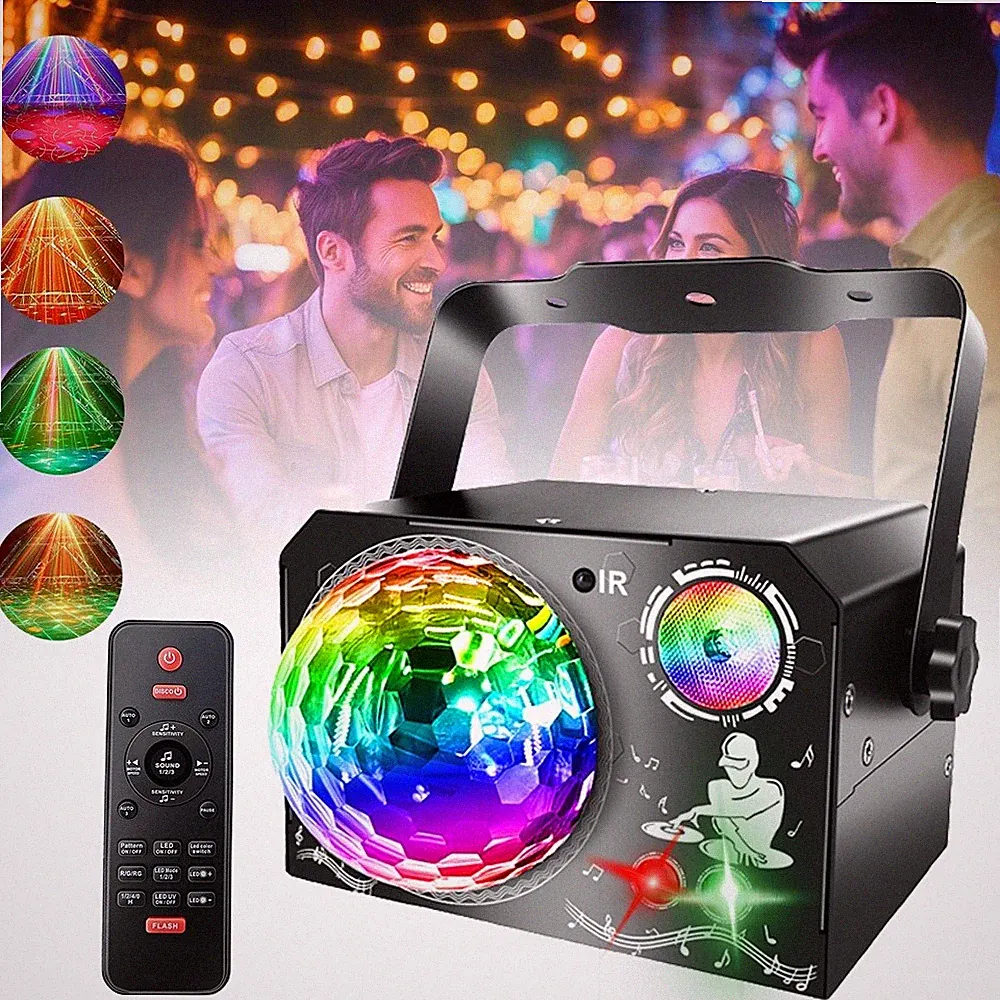 Laserlicht Lichteffekt RGB LED Laser Projektor DJ Disco Party Show Bühnenlicht