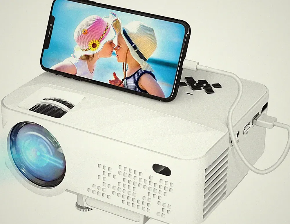 LCD-Beamer (7500 lm, 1920 x 1080 Pixel px, USB-Smartphone-Verbindung, HDMI, VGA