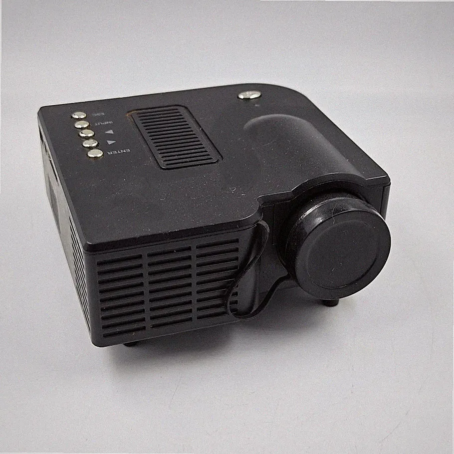 LCD LED Projector 12V Dc 2A - Ungeprüft, Spuren Der Verwendung