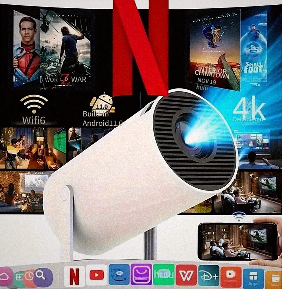 LED Beamer 4K Auflösung Neu