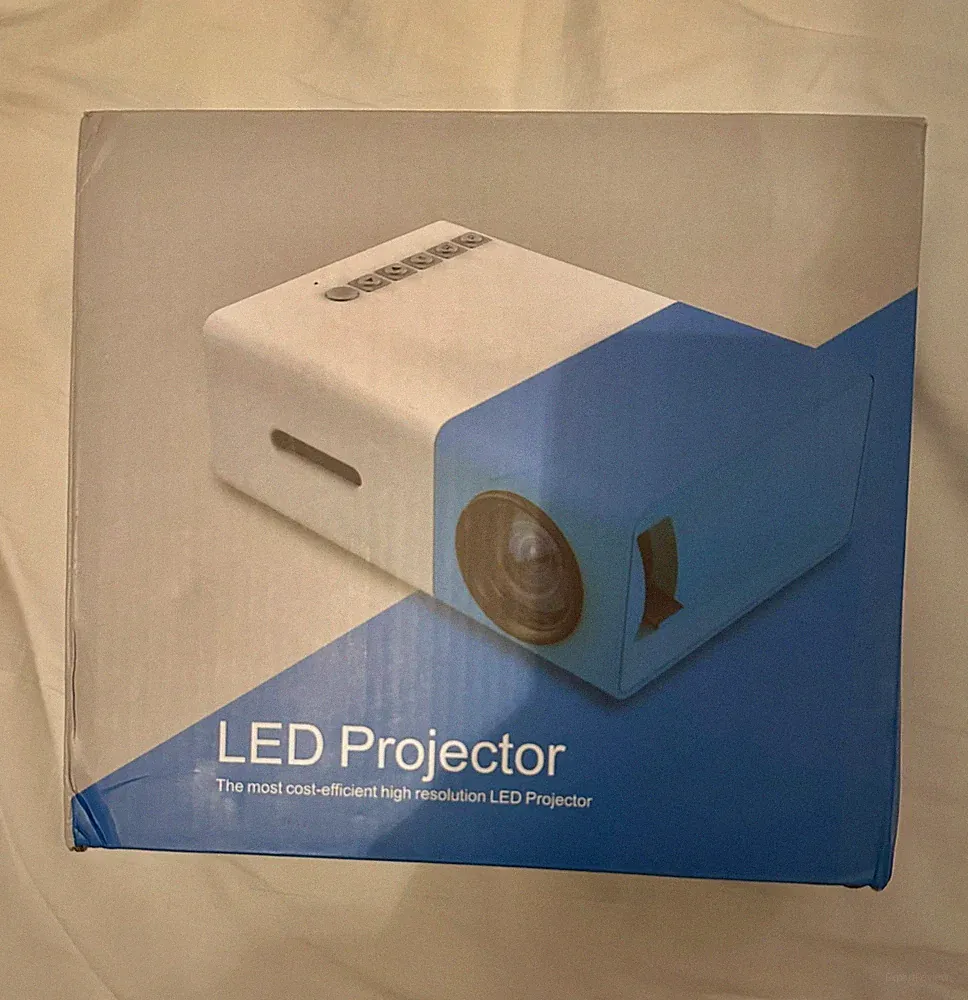 LED Beamer Heimkino, Tragbarer Miniprojektor Multimedia Theater