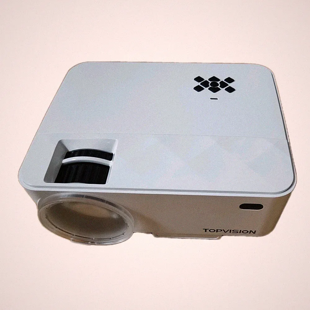 LED Projektor Beamer Topvision mit Fernbedienung Heimkino Videoprojektor Beamer