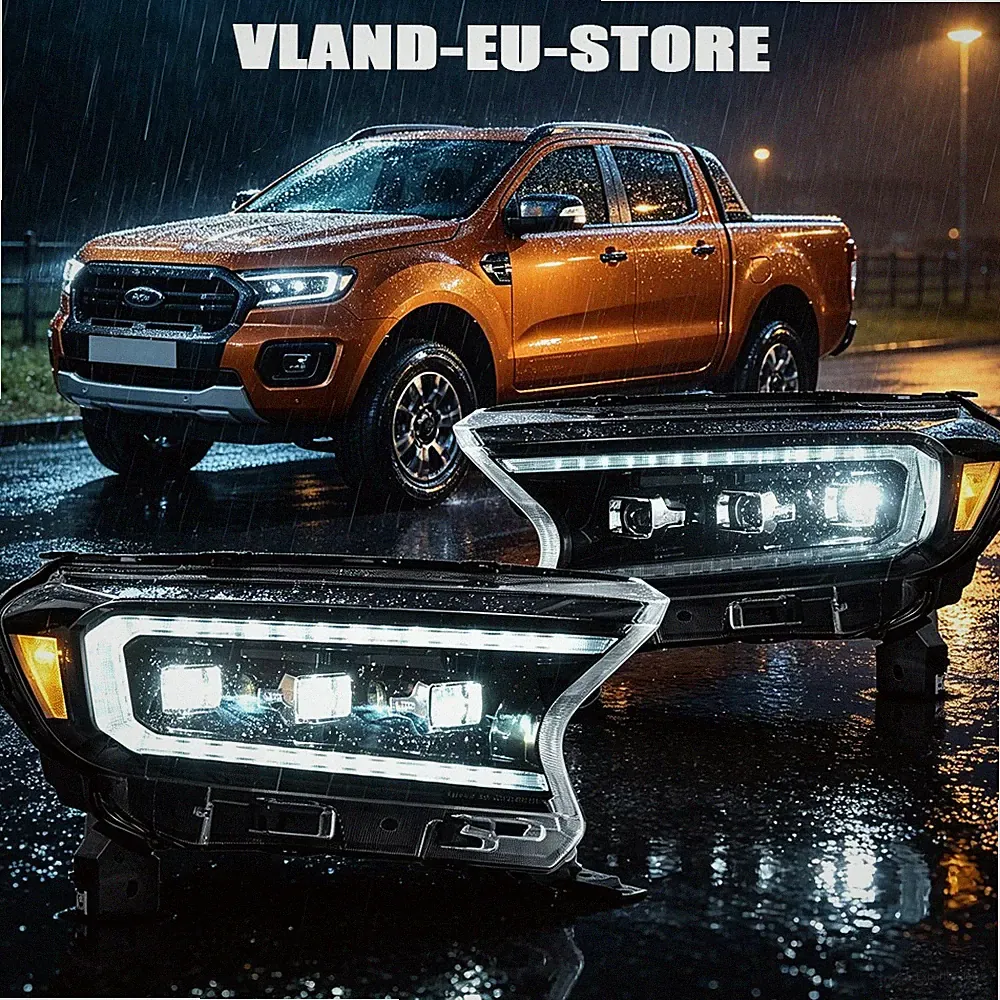 LED Projektor Scheinwerfer Für 2015-2021 Ford Ranger (T6) Raptor Wildtrak E-MARK