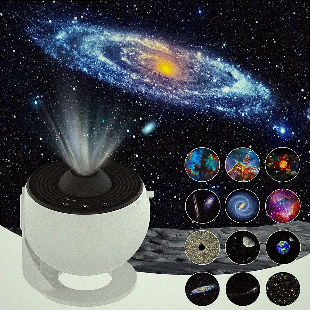 LED Sternenhimmel Projektor Lampe Galaxy Nebula Starry Erde Nachtlicht Geschenk