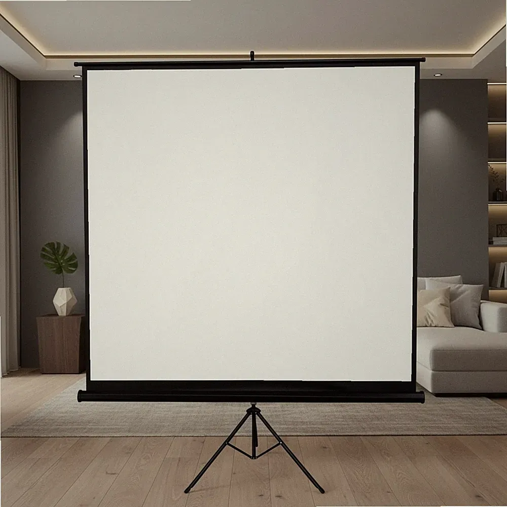Leinwand Beamer Heimkino Beamerleinwand Stativ Rolloleinwand 110" 16:9 4:3 HDTV
