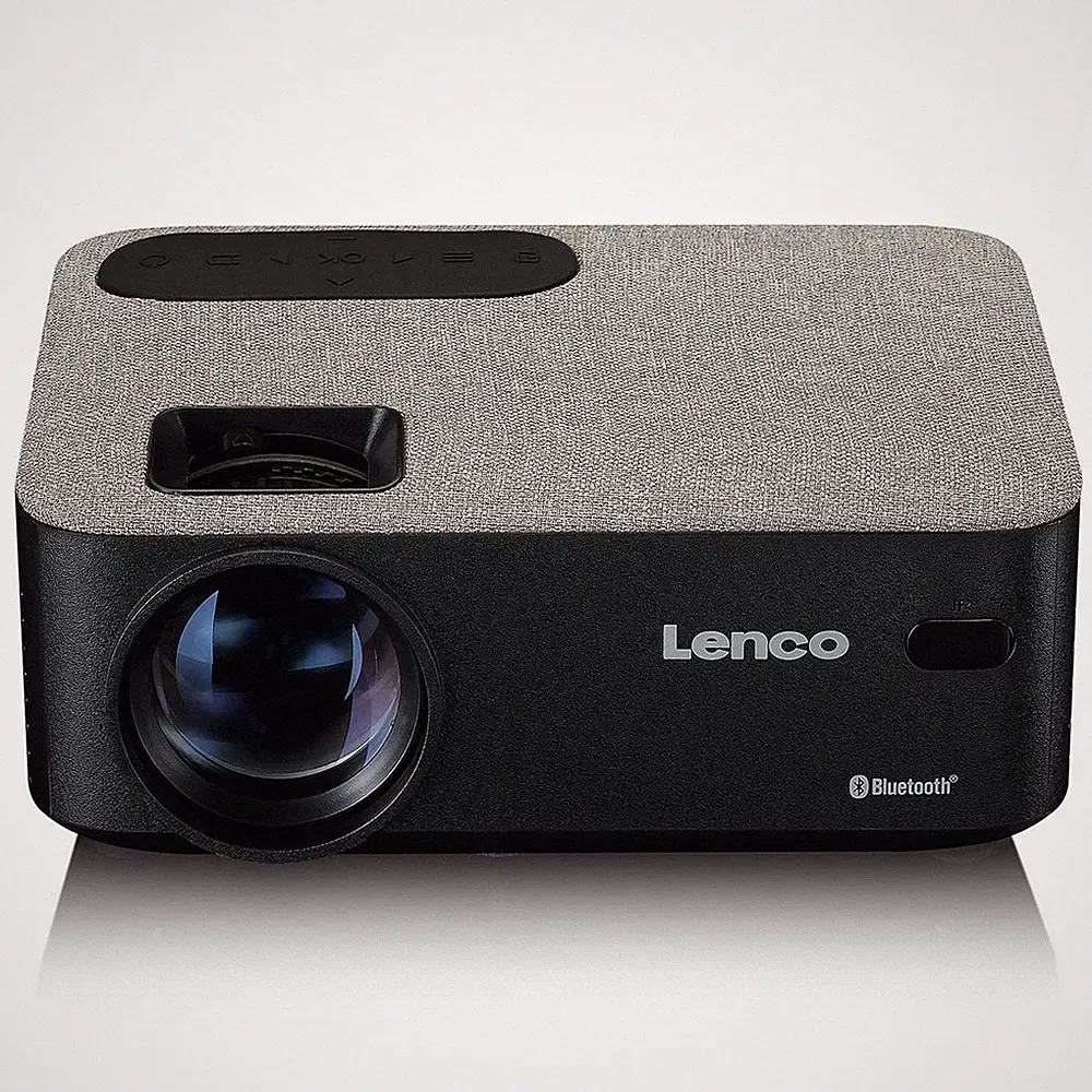 Lenco LPJ-700BKGY - LCD-Projektor mit Bluetooth - Bis zu 400 cm Projektionsgröße