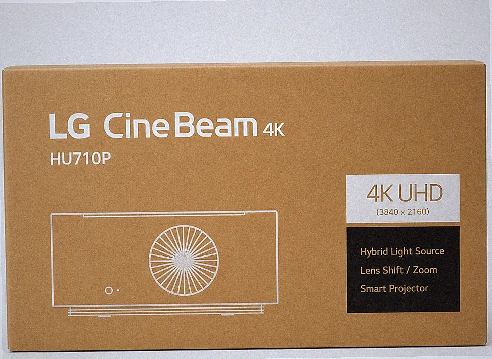 LG CineBeam HU710PW 4K UHD Hybrid Laser Projektor HDR Smart Home Cinema