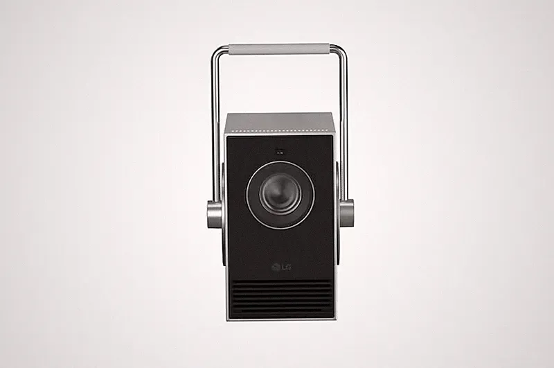 LG PU600U CineBeam Q tragbarer Mini LED Beamer 600 ANSI Lumen