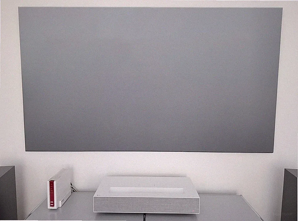 LG Vivo HU85LS 4K Laser TV Beamer + Leinwand (Edge Free) 90 Zoll