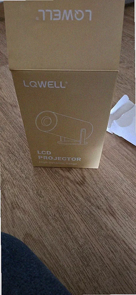 LQWELL HY300 Mini Beamer, 4K 1080P Unterstützung, mit Android 11