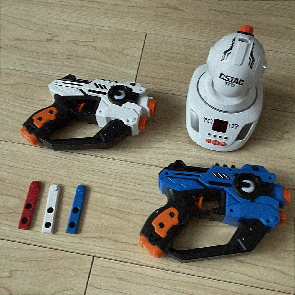 Lukat CSTAG-23T Lasertag Spielzeug, Infrarot Laserpistole Spiel mit Projektor
