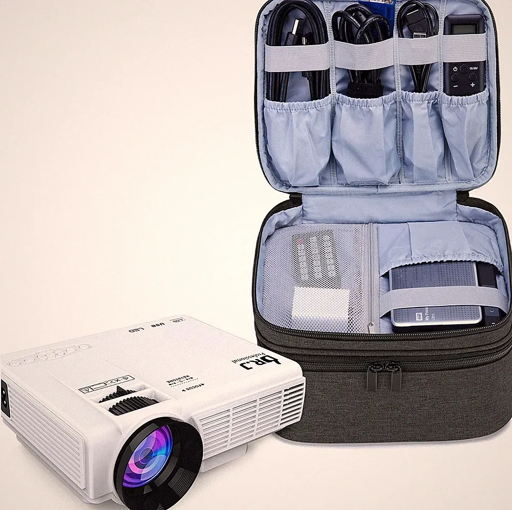 Luxja Beamertasche für Mini Beamer, Projektor Tasche Kompatibel mit APEMAN