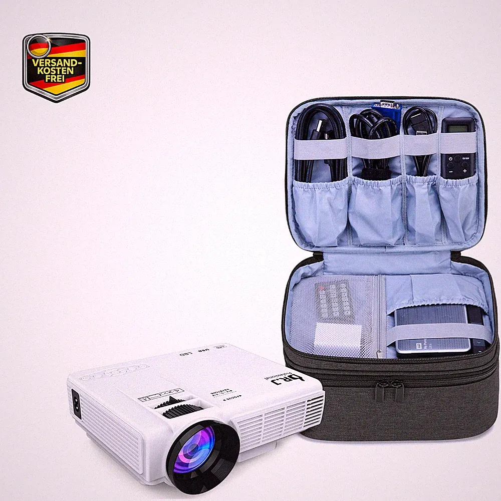 Luxja Beamertasche für Mini Beamer, Projektor Tasche Kompatibel mit APEMAN, Q