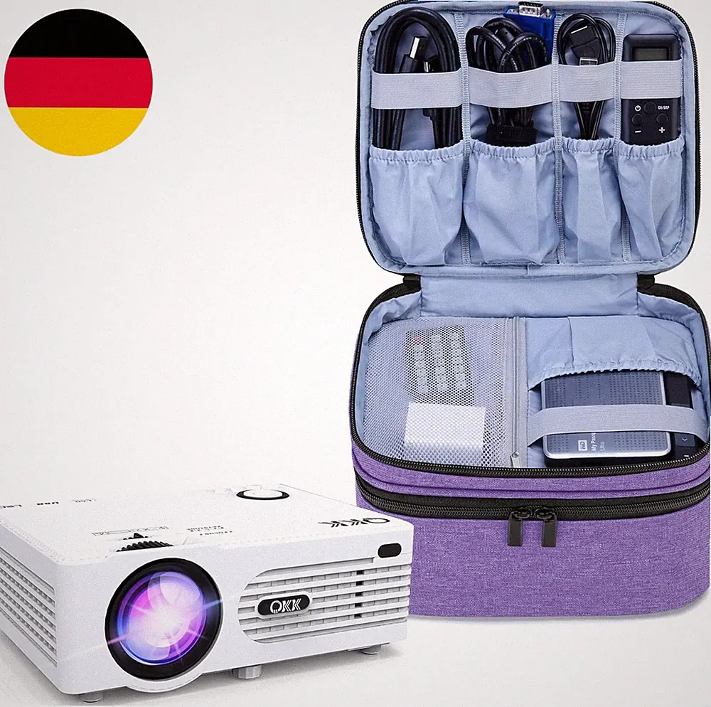 Luxja Beamertasche Für Mini Beamer, Projektor Tasche Kompatibel Mit APEMAN, QKK