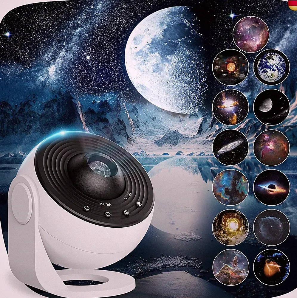 Macchiatto Upgrade sternenhimmel projektor, Galaxy Projector Lamp with 13