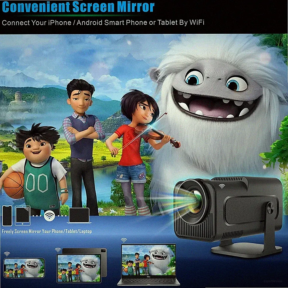 Magcubic Android 11 4K 1080P HY320 Dual WiFi Tragbarer Outdoor Cinema Projektor