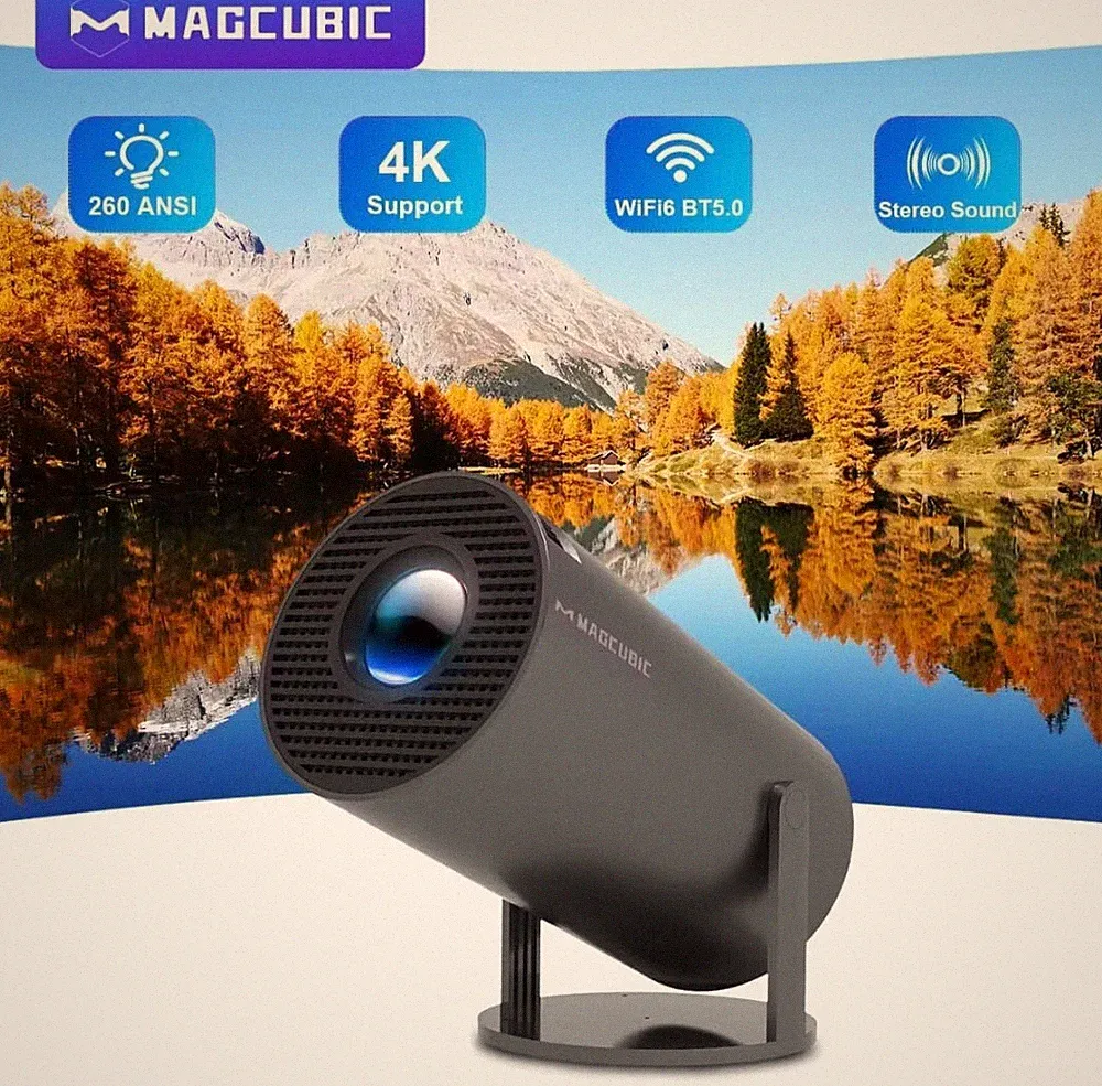Magcubic Beamer HY300 PRO 4K Android 11 Dual Wifi6 BT 5.0 260 ANSI 1080P