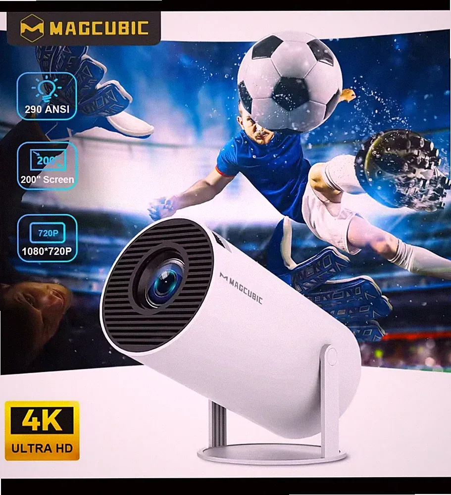 Magcubic HY300 PRO 8K Android 14 WiFi6 Dual Projektor | Heimkino | Tragbar