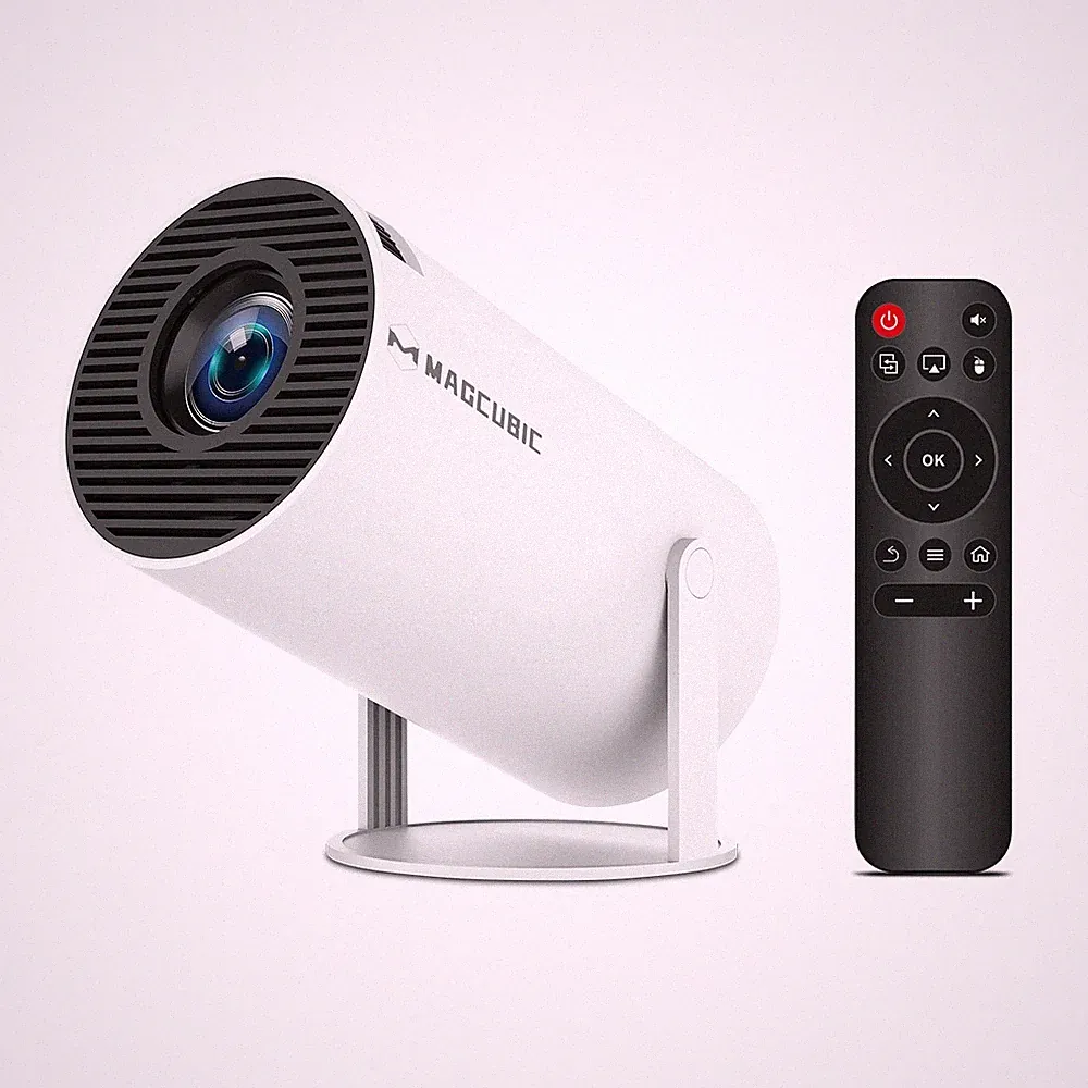 Magcubic HY300 Pro+ Beamer Tragbar Android 14 Projektor WiFi 6 8000lm 4K 8K HD