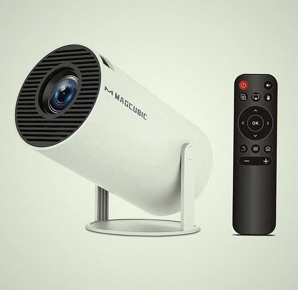 MAGCUBIC HY300 Pro+ Mini Beamer Projektor Android 14 WiFi 6 BT5.4 720P 8K