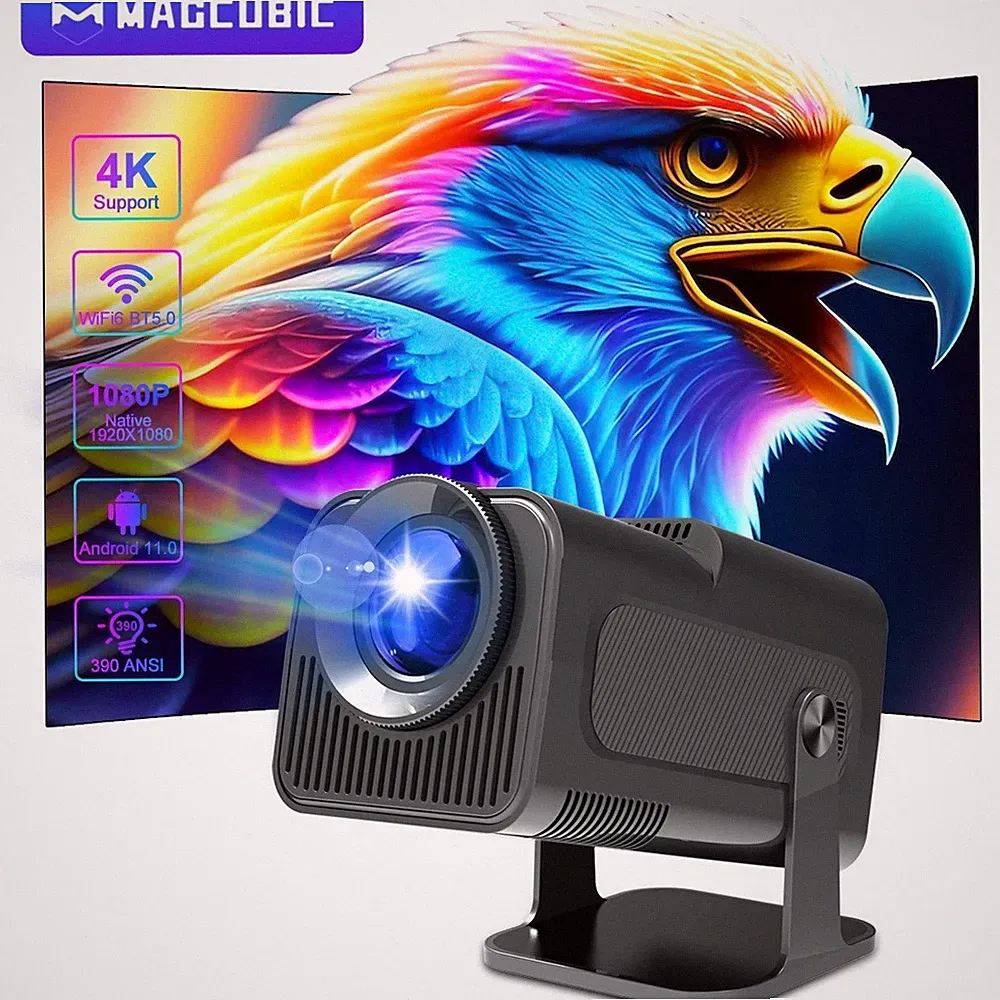 Magcubic HY320 4K Android 11 Beamer 1080P WiFi6 BT5.0 Tragbares Kino