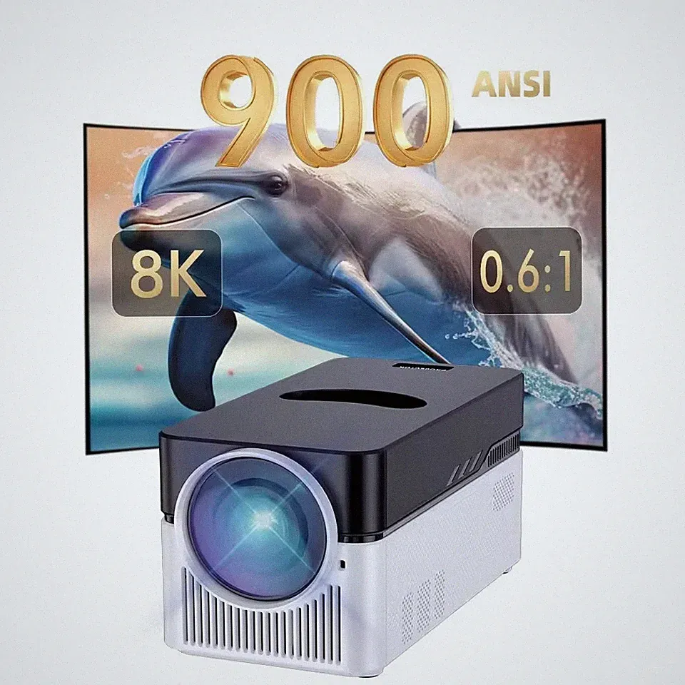 Magcubic HY450 Beamer Ultra Short Throw 8K 4K 1080P 900ANSI BT5.4 WiFi6 Focus