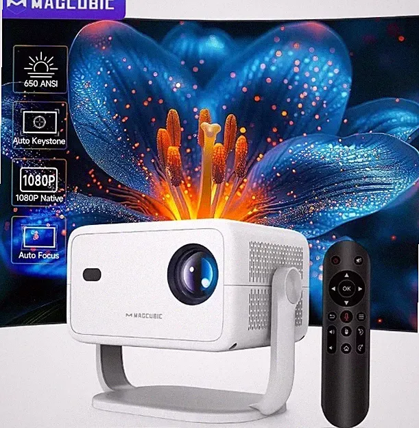 Magcubic L018 4K Projektor: Native 1080P 650ANSI Autofokus Android Smart Cinema