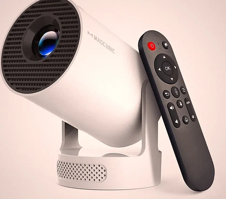 Magcubic Mini Beamer, 4K FHD 1080P Unterstützt Smart Beamer Android 14 Auto