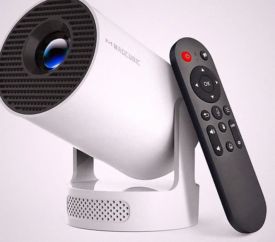 Magcubic Mini Beamer, 4K FHD 1080P Unterstützt Smart Beamer Android 14 Auto Trap