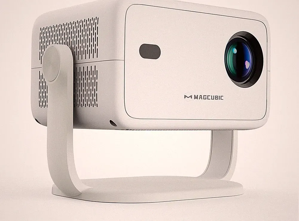 Magcubic Mini Beamer 4K Supported, Native 1080P, Android 14 Projektor with 400 A