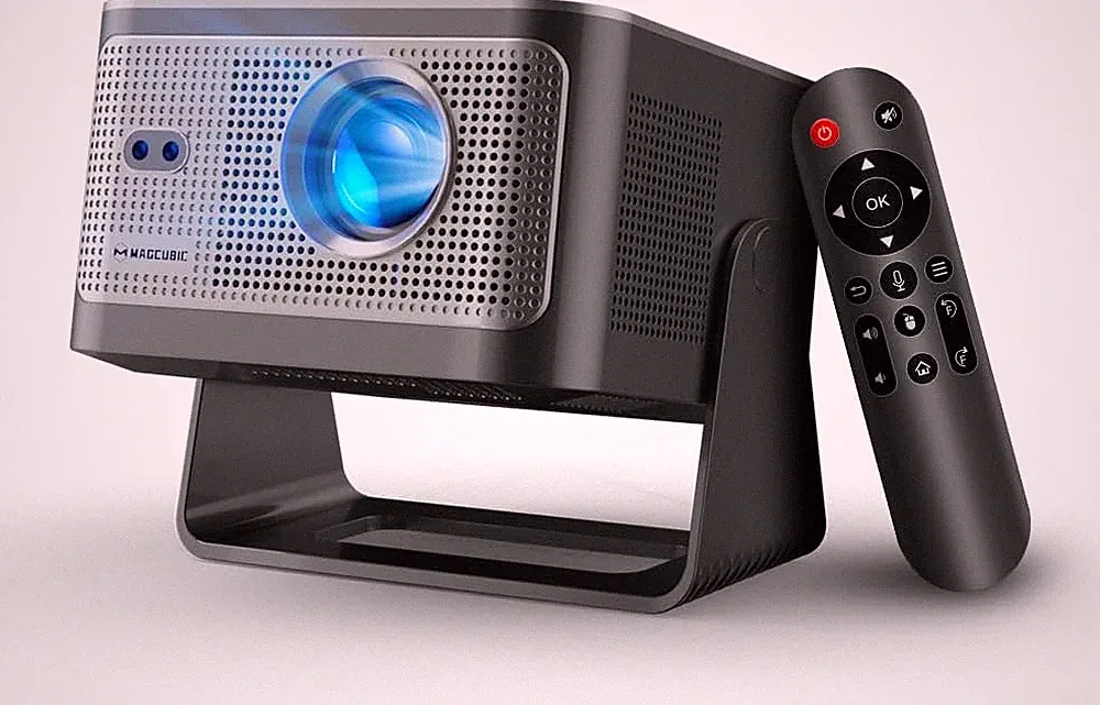 Magcubic Mini Beamer HY350Max 4K 8K Tragbarer Projektor 600 ANSI Lumen 15W, WiFi