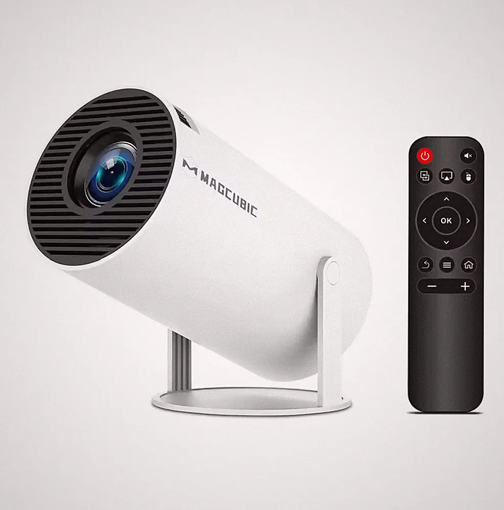 Magcubic Tragbarer Projektor Beamer HY300 Pro Android 14 720p BT 5.0 Wifi6