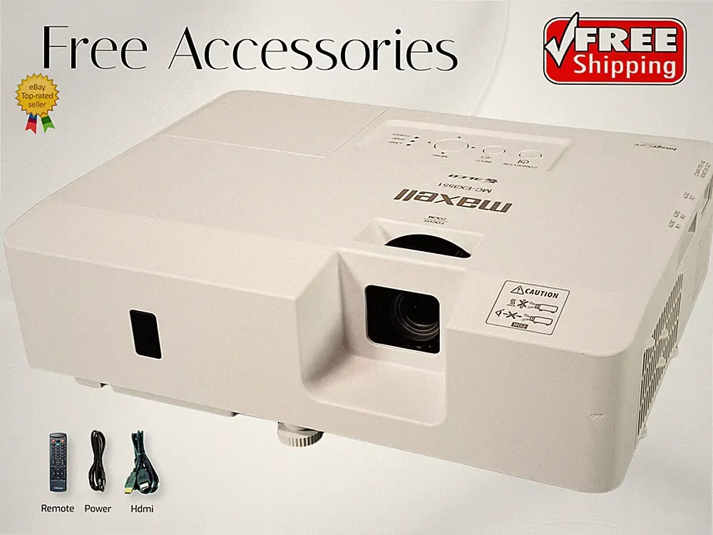 Maxell MC-EX3551 3LCD Beamer 3700 ANSI Lumen, 4K, bis 12.500 Std. ✅