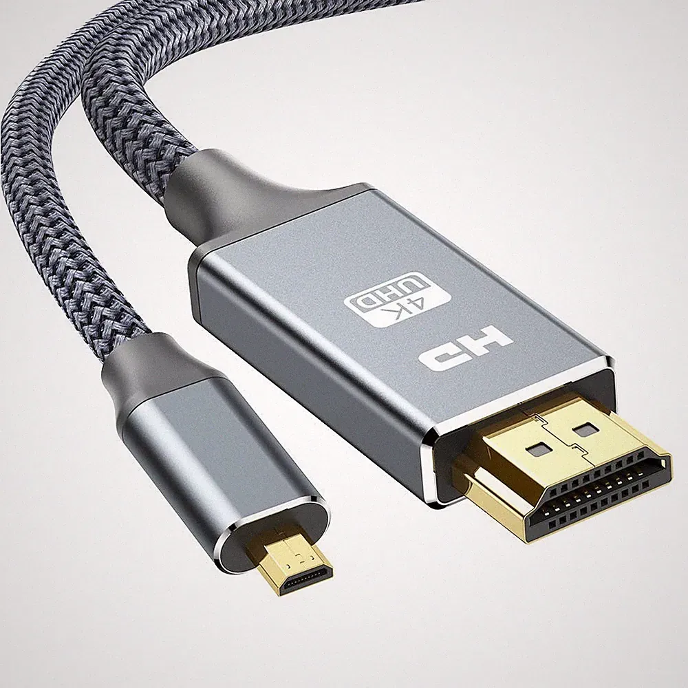 Micro HDMI Kable 1.8m, Type Micro HDMI auf HDMI Kabel mit Ethernet,4K Ultra H...