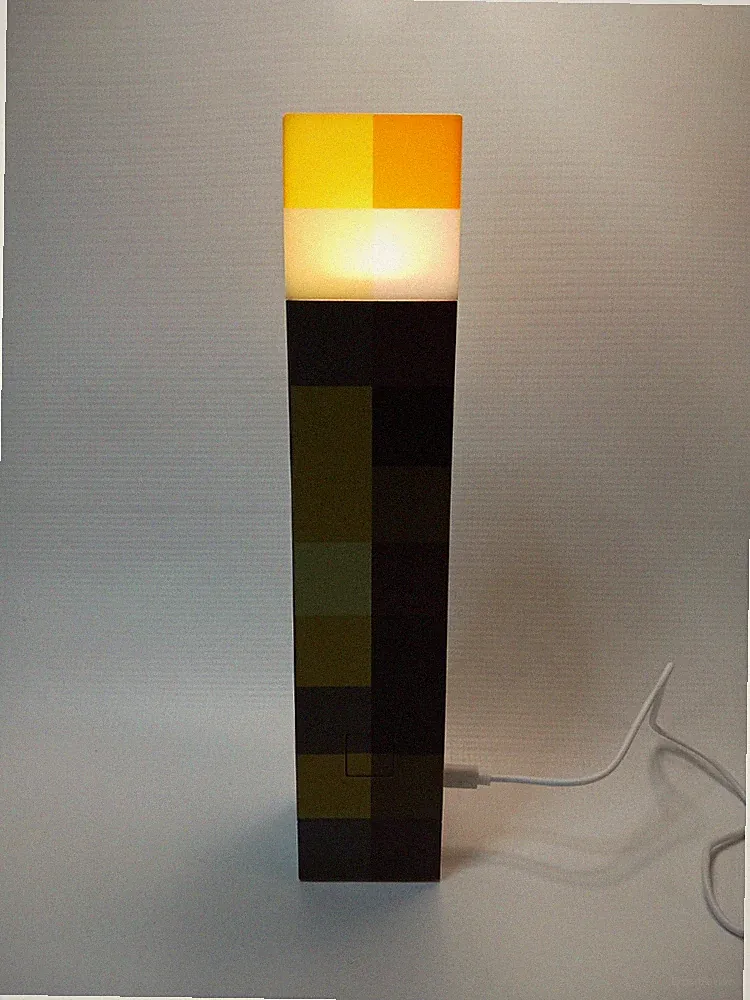 Minecraft Style Astronaut Galaxy Projector Gamer Starry Sky Night Light Kids Gif