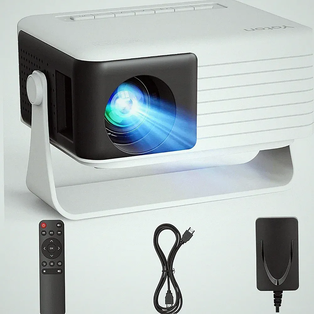 Mini Beamer 1080p 15000l 50 zoom tragbar