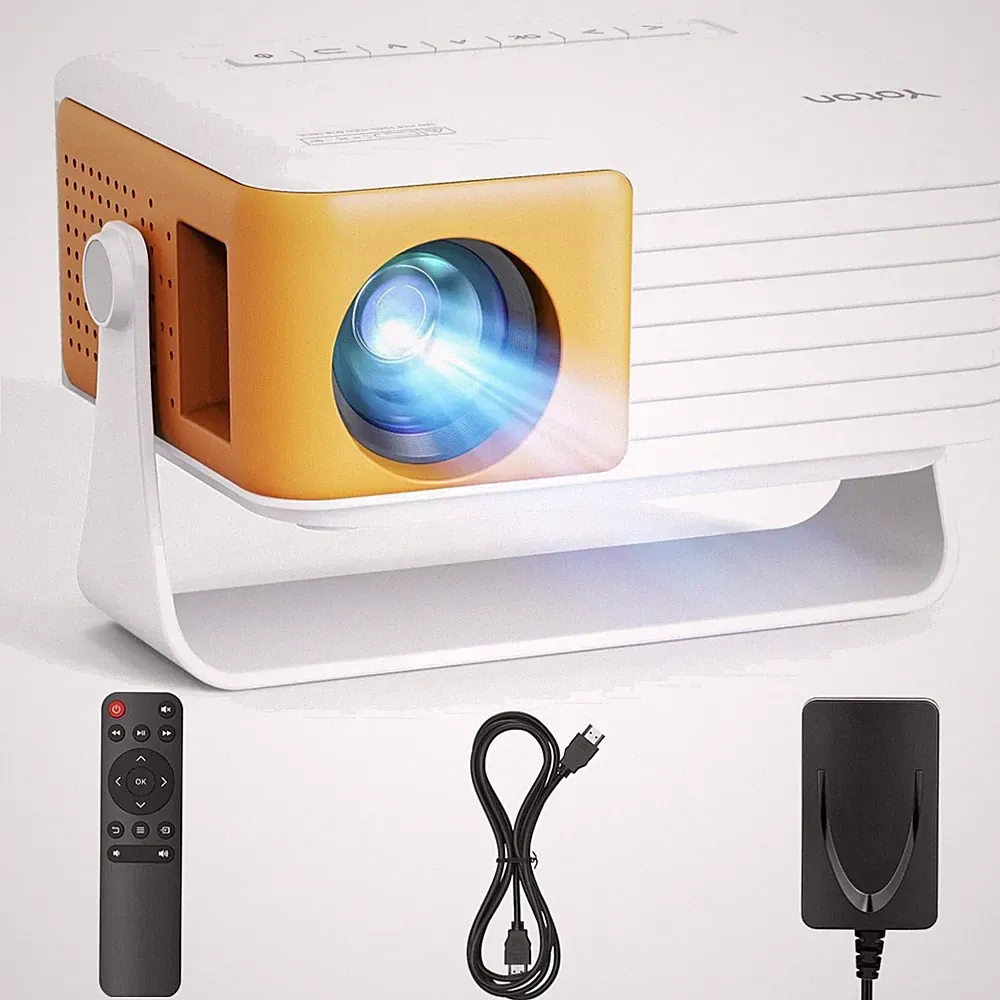 Mini Beamer 1080P LED Tragbar HDMI USB Heimkino 15.000 Lumen