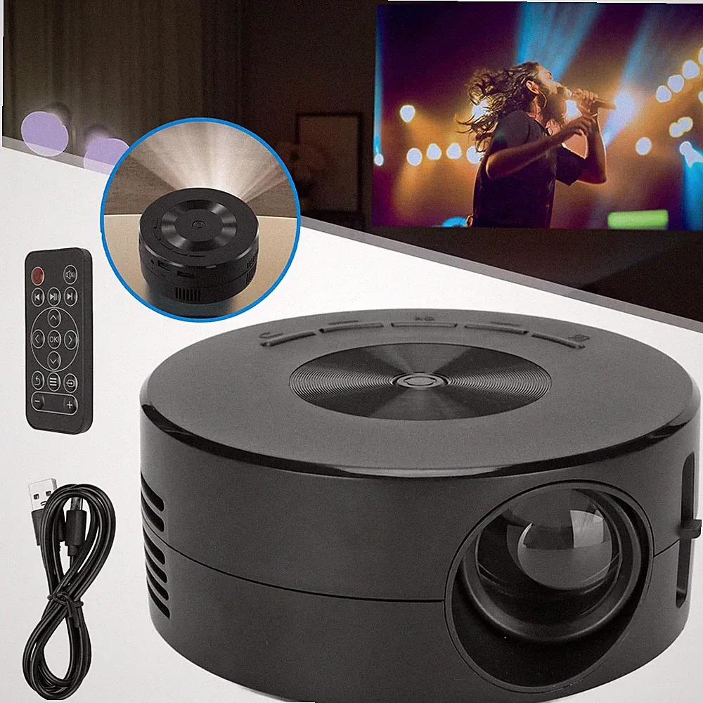 Mini Beamer 1080p Projektor LED Tragbar Heimkino Filmprojektor Videoprojektor