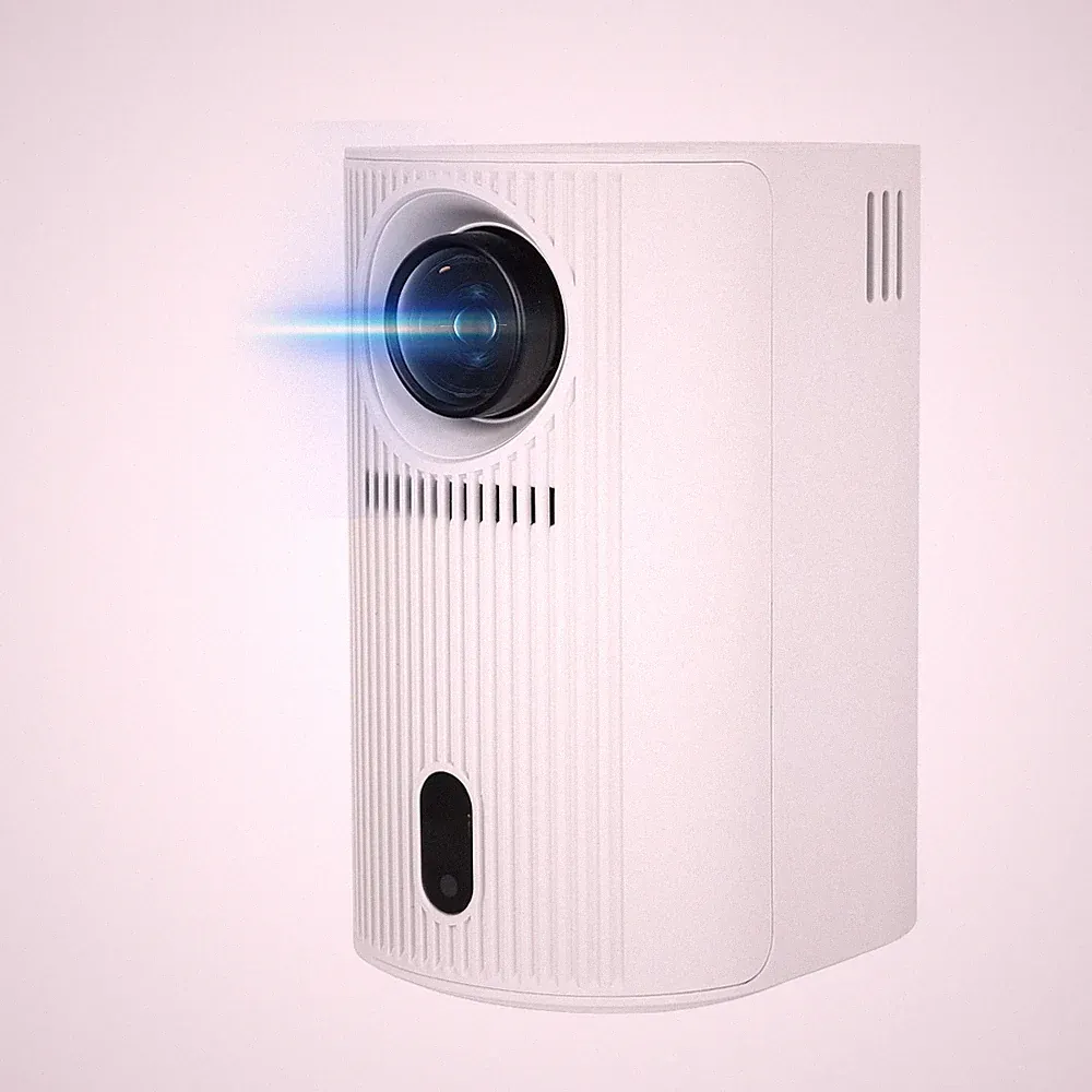 Mini Beamer 4K 1080P Full HD, WiFi 6, Android 11 Auto Trapezkorrektur Portabler