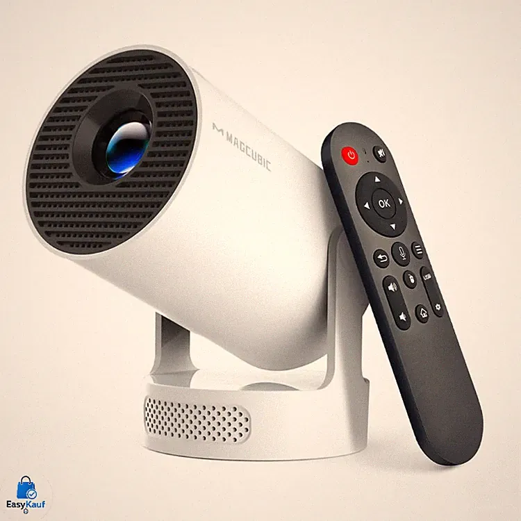 Mini Beamer 4K FHD 1080P Smart Projektor Android 14 5W Lautsprecher 180 Drehbar