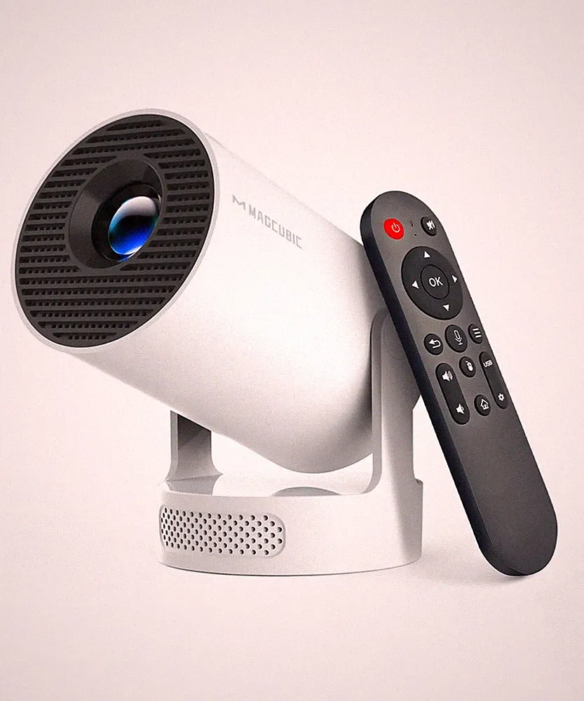 Mini Beamer 4K FHD 1080P Unterstützt Smart Beamer Android 14 Auto